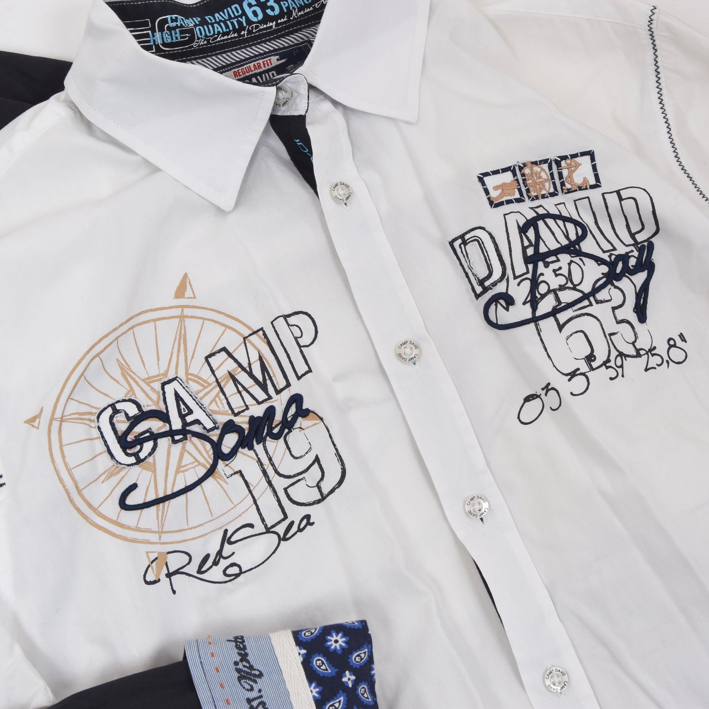 2x Camp David Shirt Size M