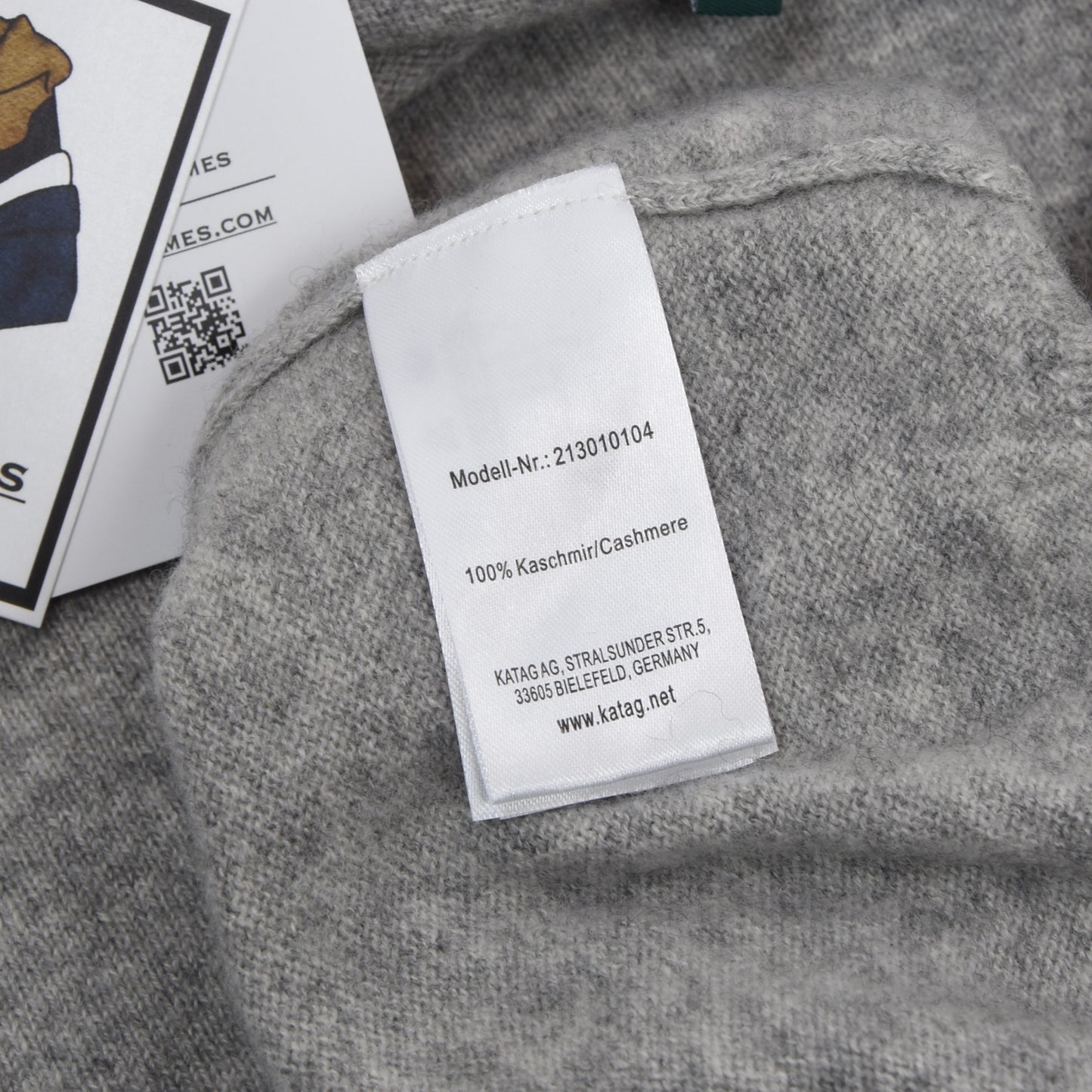 Greenfield Classic 100% Cashmere Sweater Size 3XL - Heather Grey