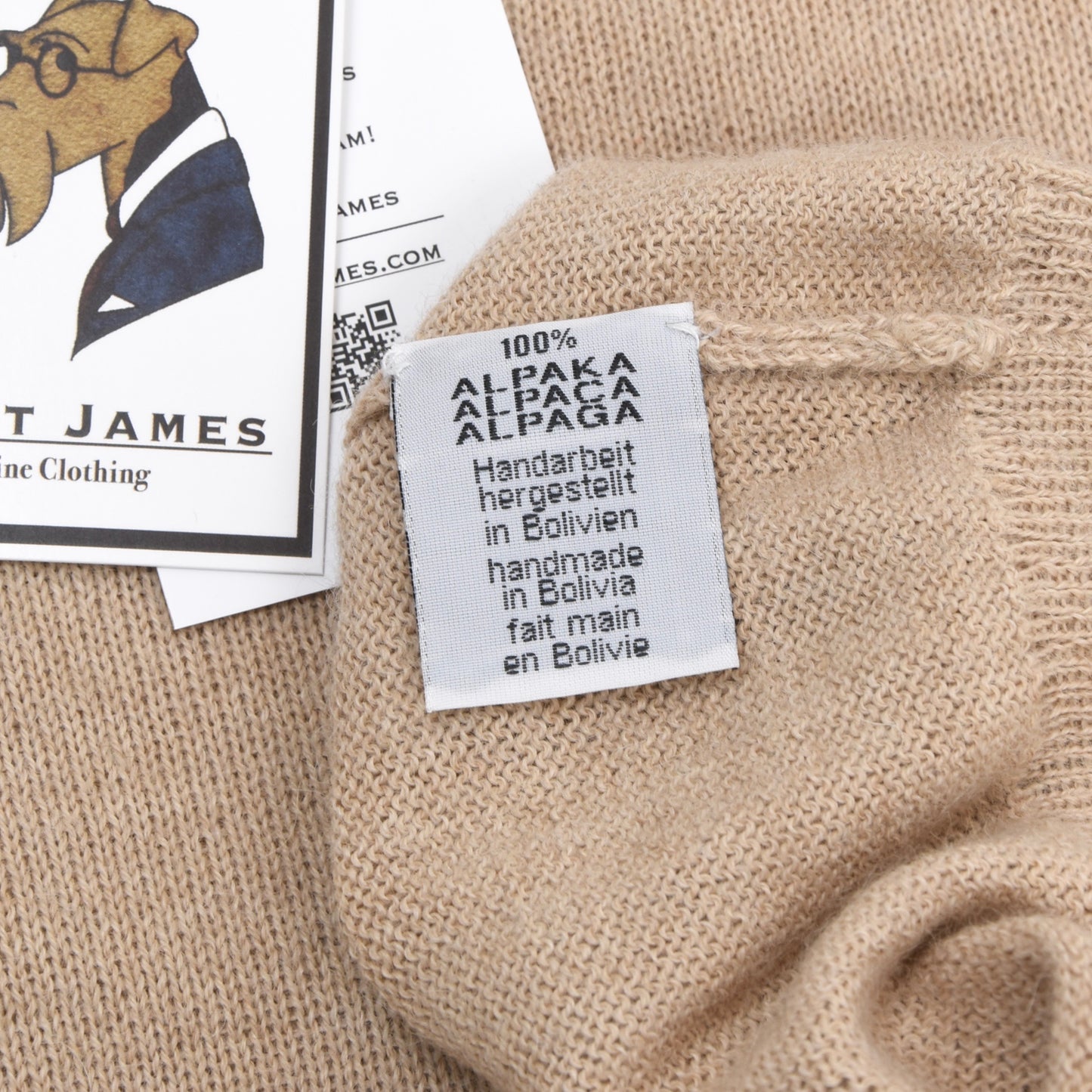 Millma Bolivia 100% Alpaca Sweater Size M - Beige