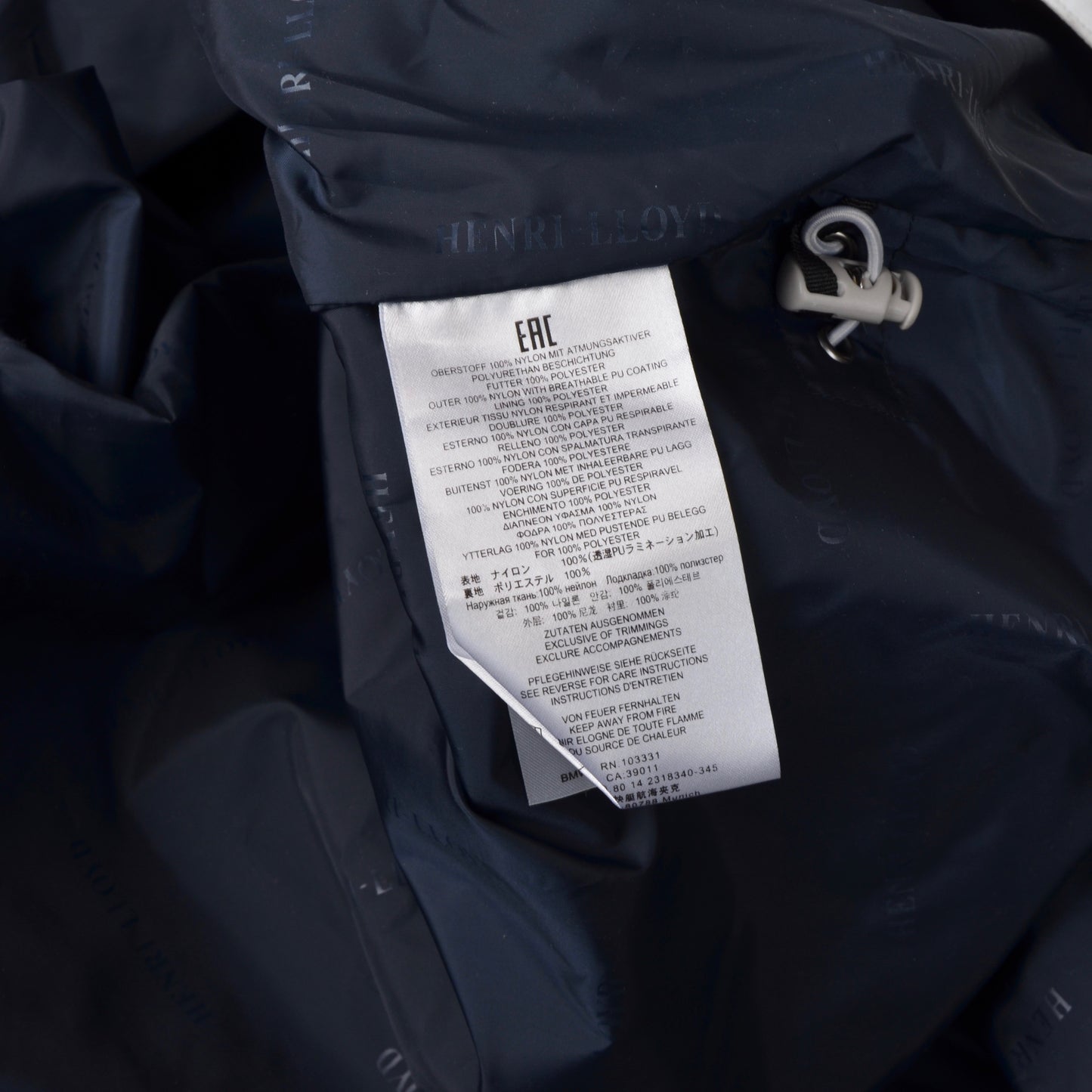 Henri Lloyd für BMW Yachtsport Segeljacke Größe XL - Weiß
