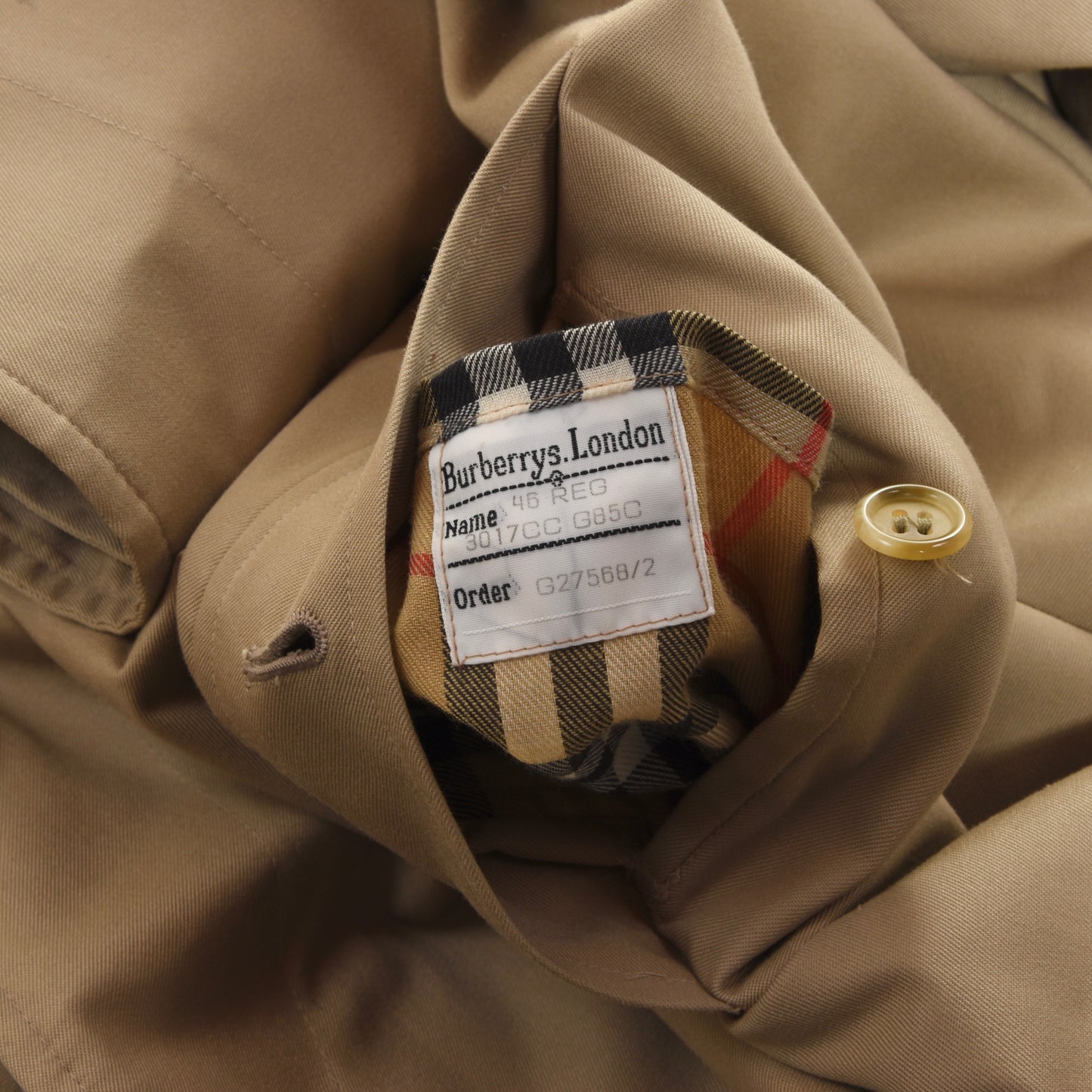 Burberrys Mac/Trenchcoat Größe 46 - Hellbraun