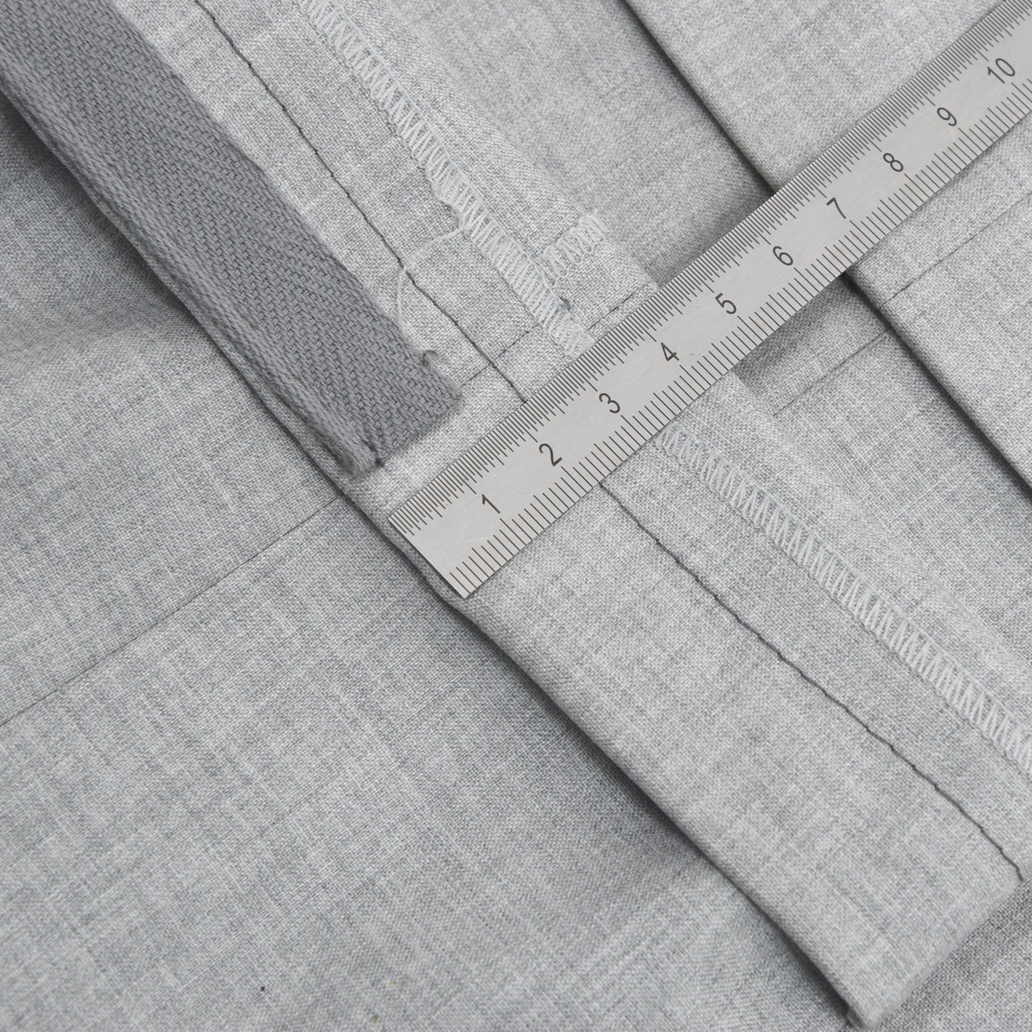 Incotex Super 130s Wool High Comfort Pants Size 56 - Light Grey