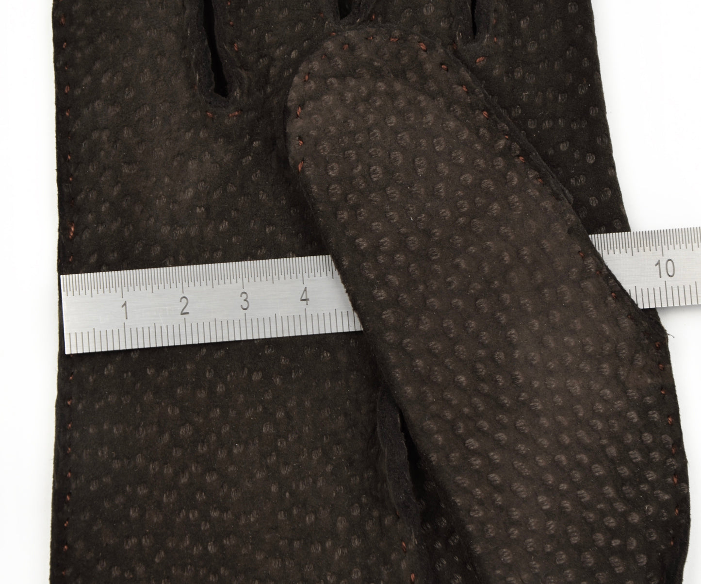 Ungefütterte Carpinchos Wildlederhandschuhe Größe 9 - Schokolade