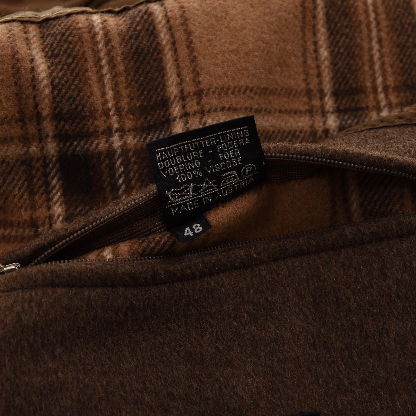 Tyrolana Wollmantel Größe 48 - Braun