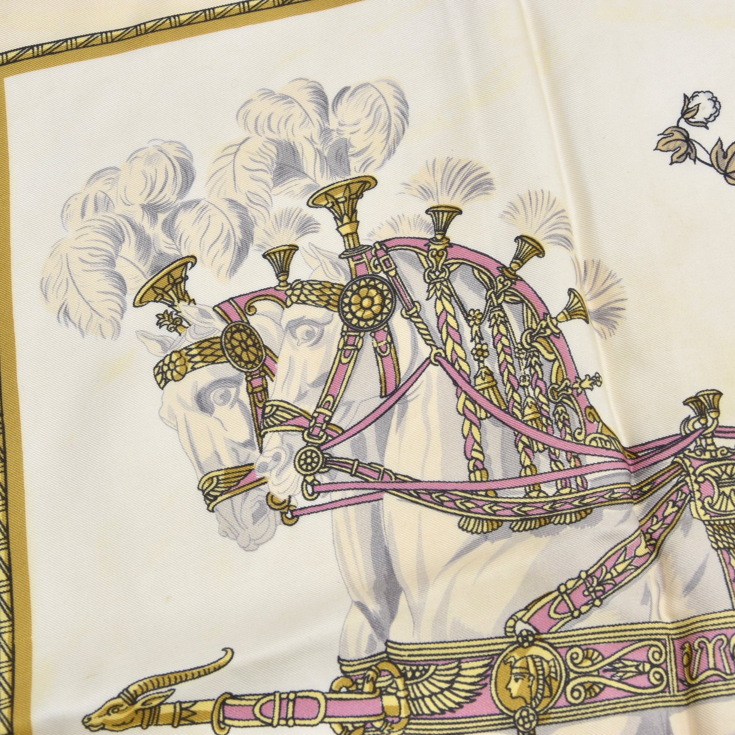 Hermès Paris Hugo Grygkar Harnais Français Premier Empire Seidenschal