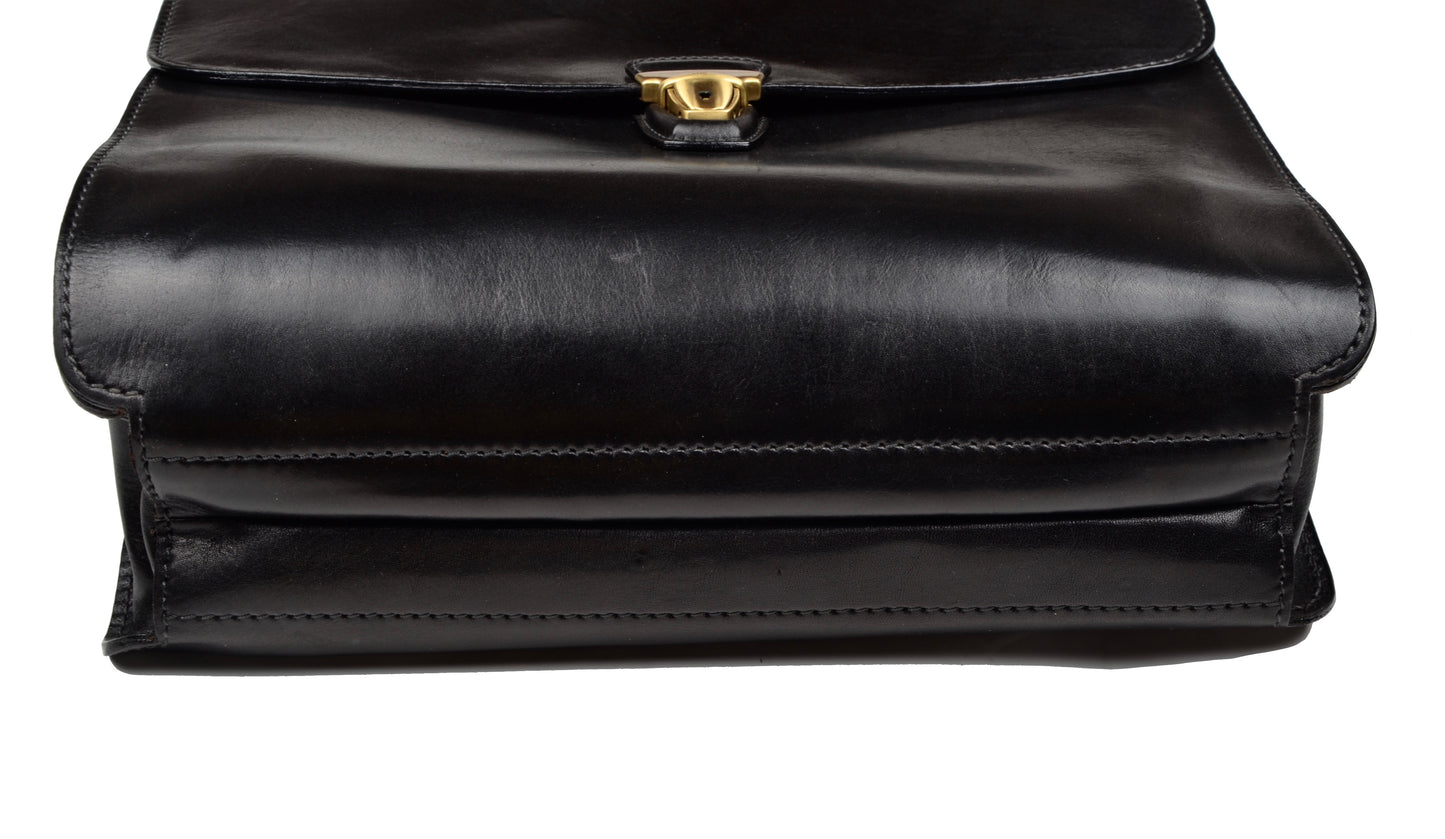 The Bridge Firenze Aktentasche/Businesstasche aus Leder - Schwarz