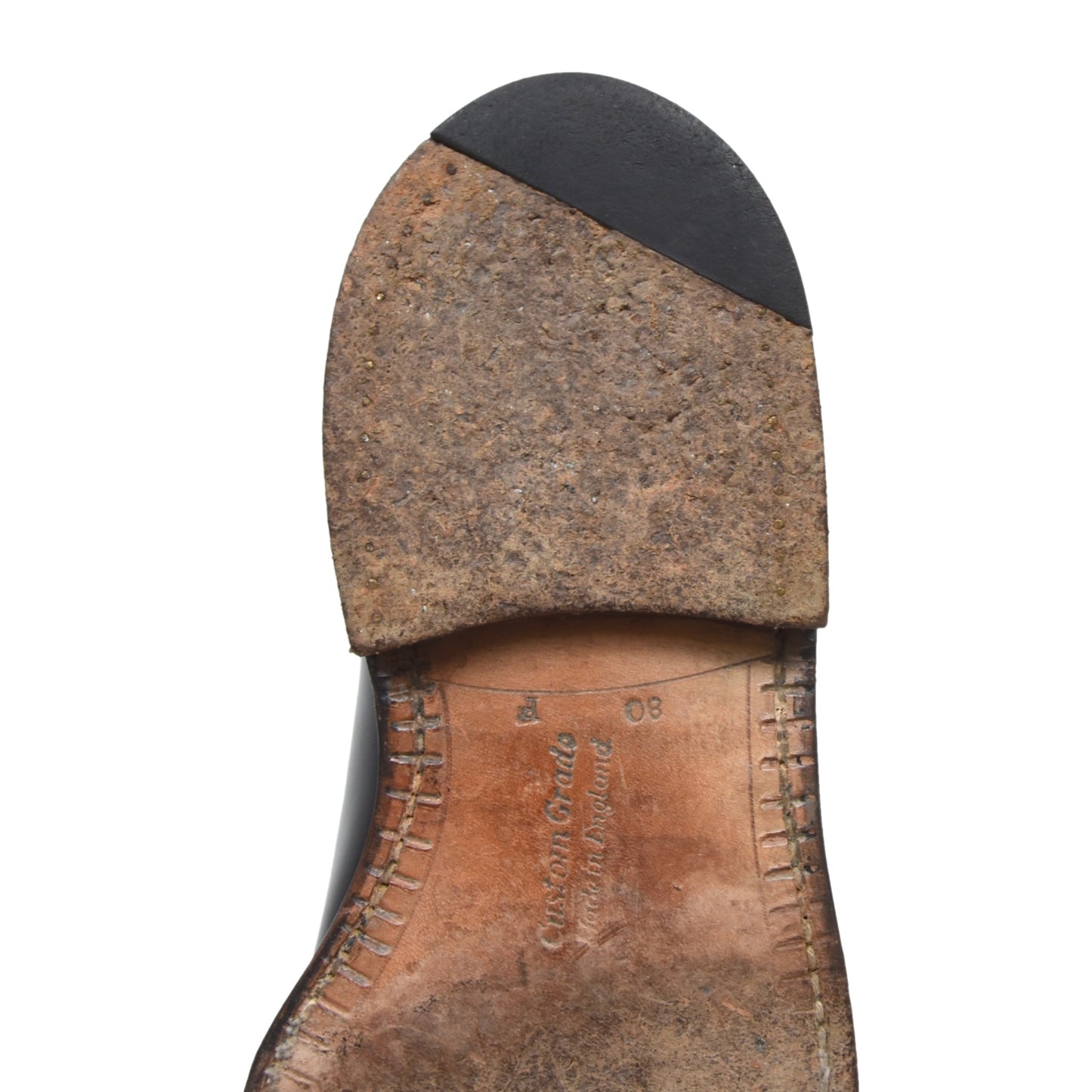 Church's Stratton Schuhe Größe 8F - Schwarz