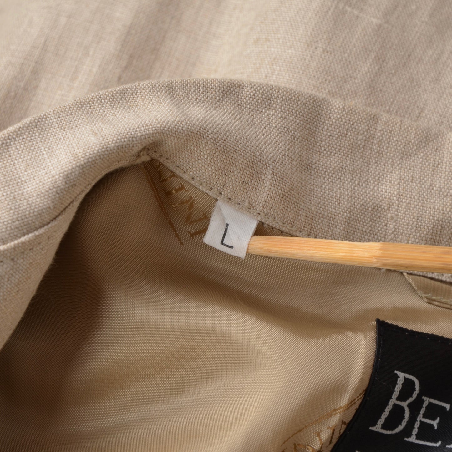 Bernini of Beverly Hills Leinenjacke - Sand
