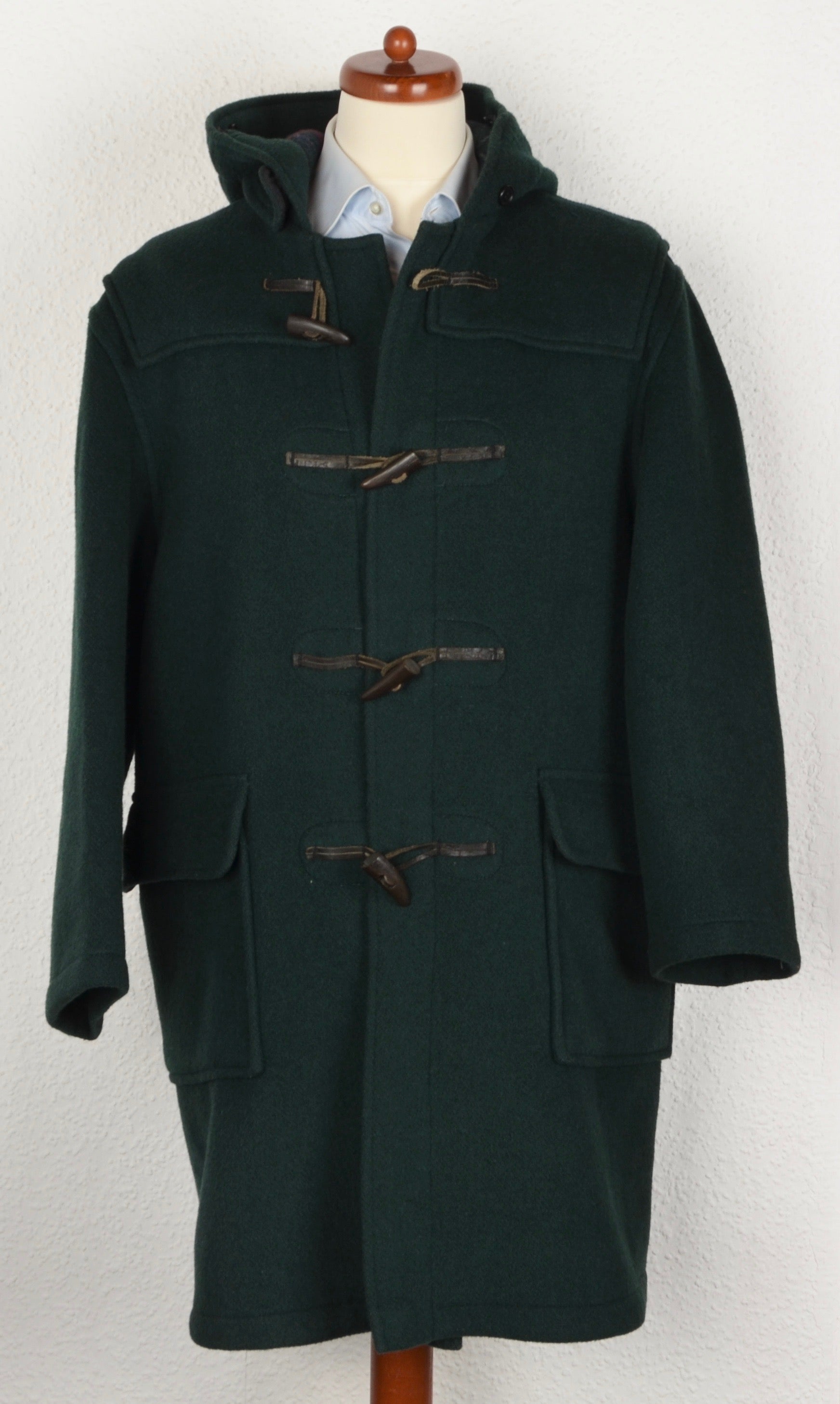 Gloverall green outlet duffle coat