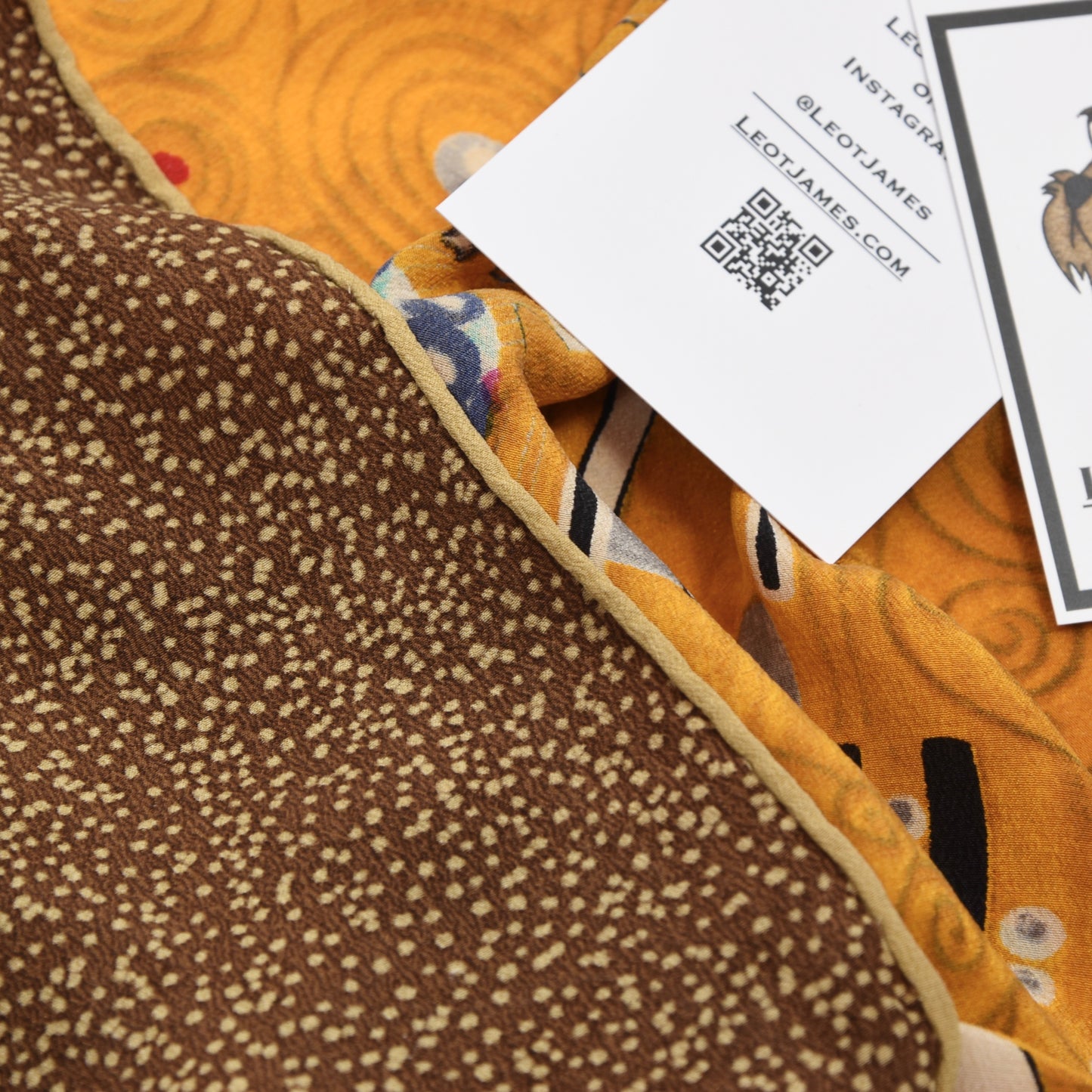 Gustav Klimt Seidenschal - Der Kuss