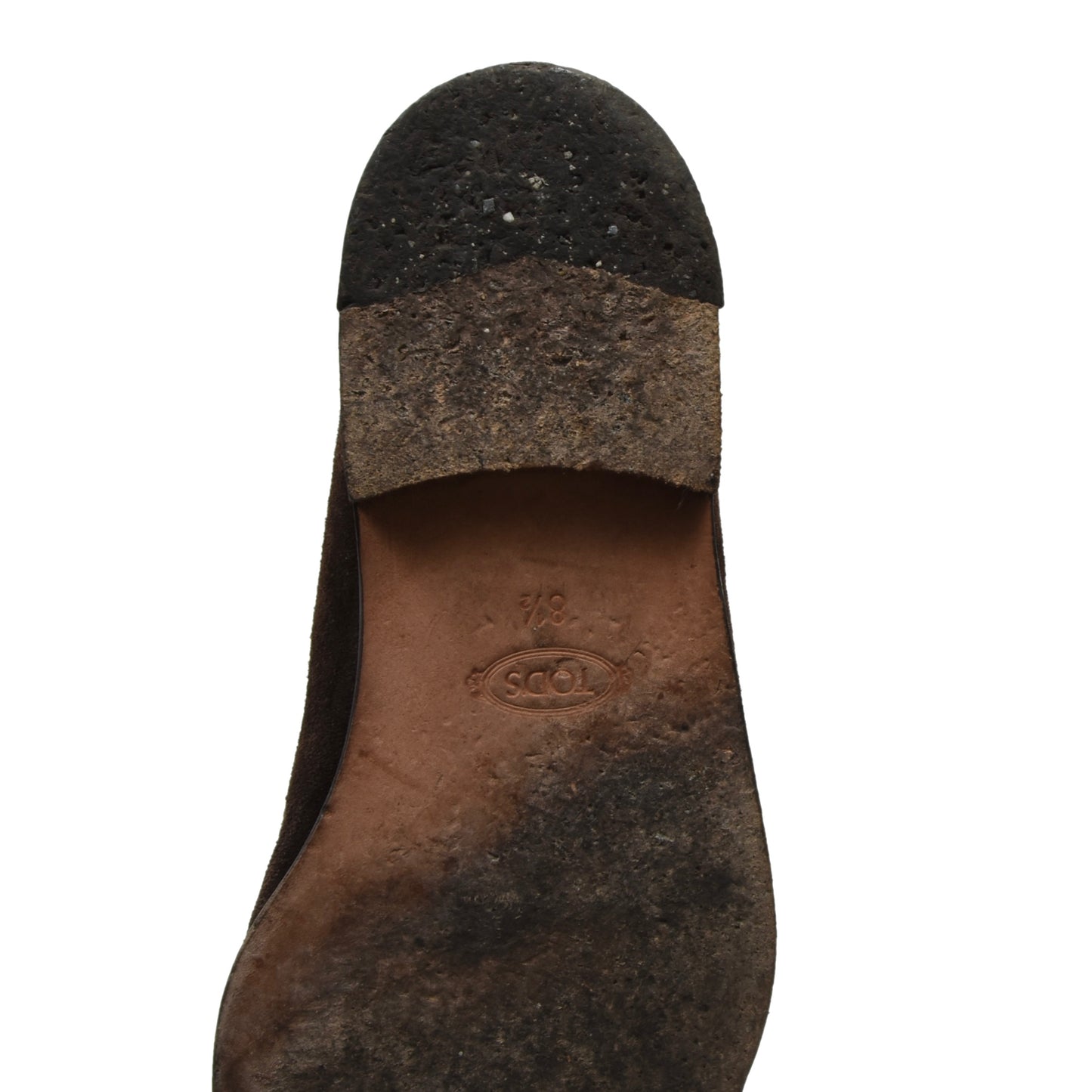 Tod's Loafers Veloursleder Größe 8 1/2 - Schokobraun