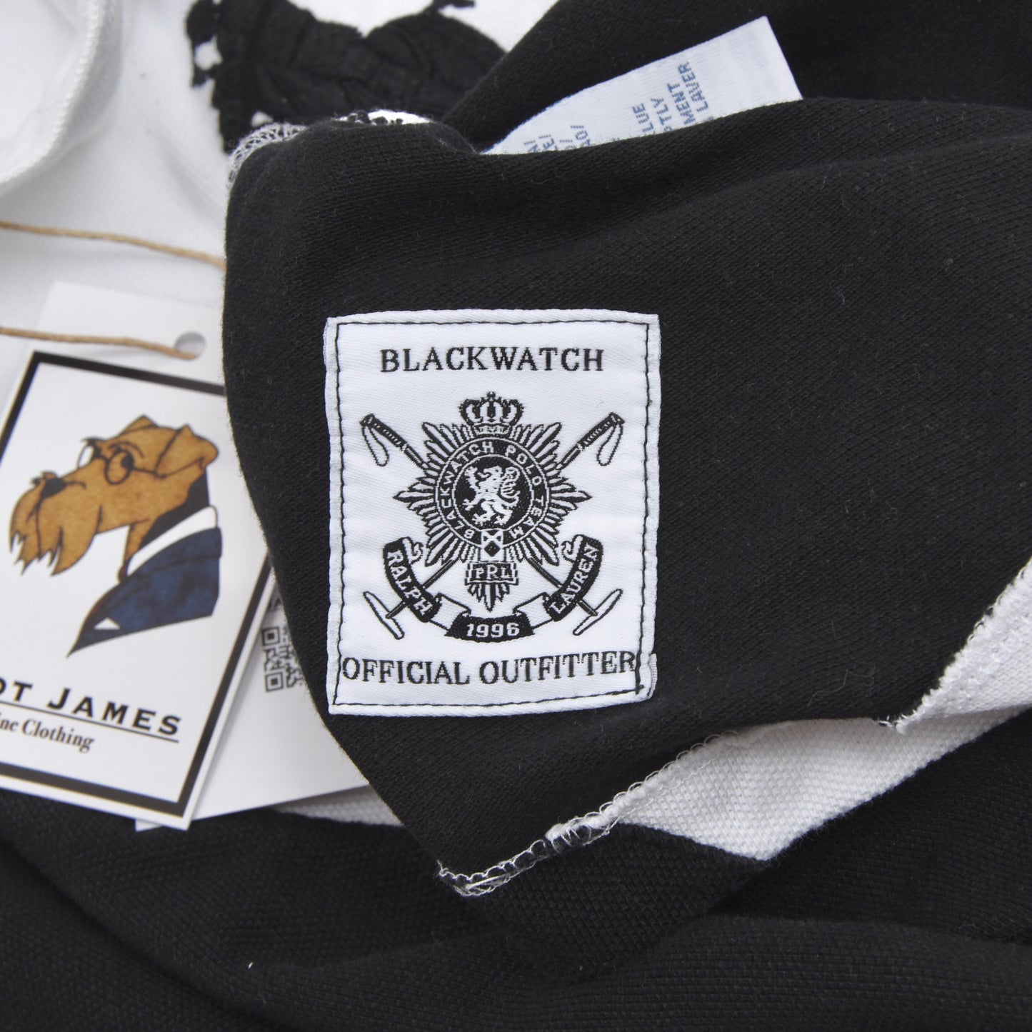 Polo Ralph Lauren Custom Fit Poloshirt Größe M - Schwarz/Weiß