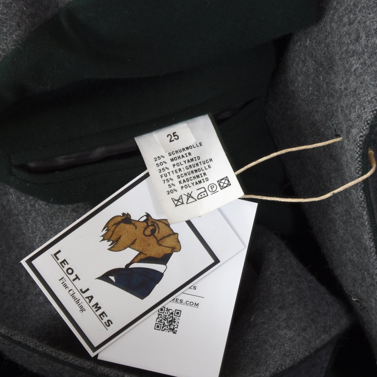 Apennin Loden Schladminger Coat Size 25 - Grey