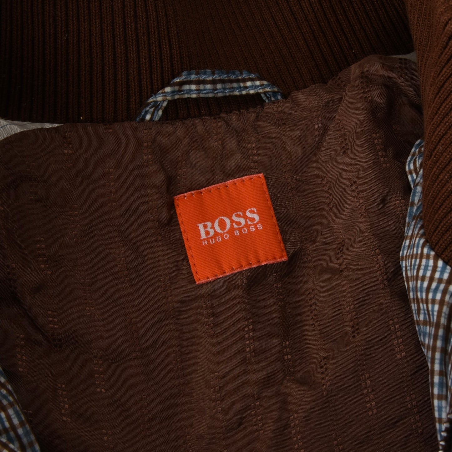 Hugo Boss Harrington Jacket Size 48 Slim - Plaid