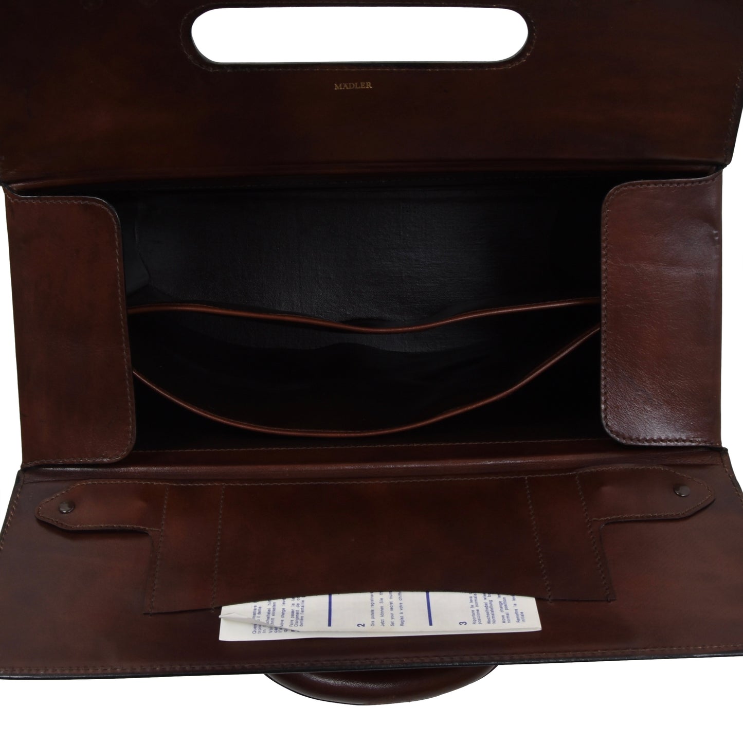 Mädler Leather Attache Case - Museum Brown