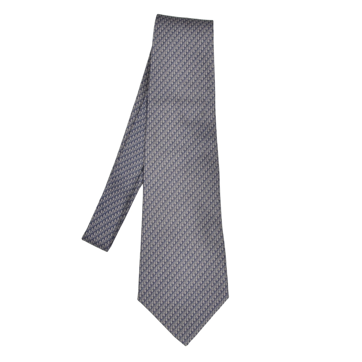 Christian Dior Spellout Wool/Silk Tie