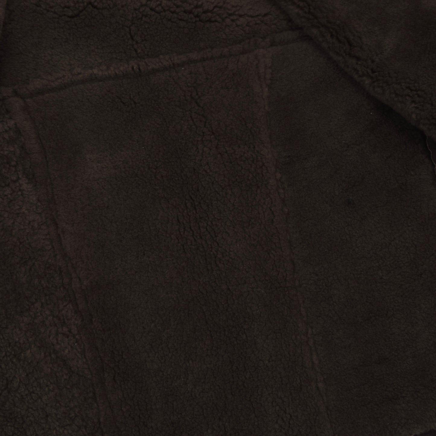 Vintage Shearling Vest/Gilet Chest ca. 58.5cm - Brown