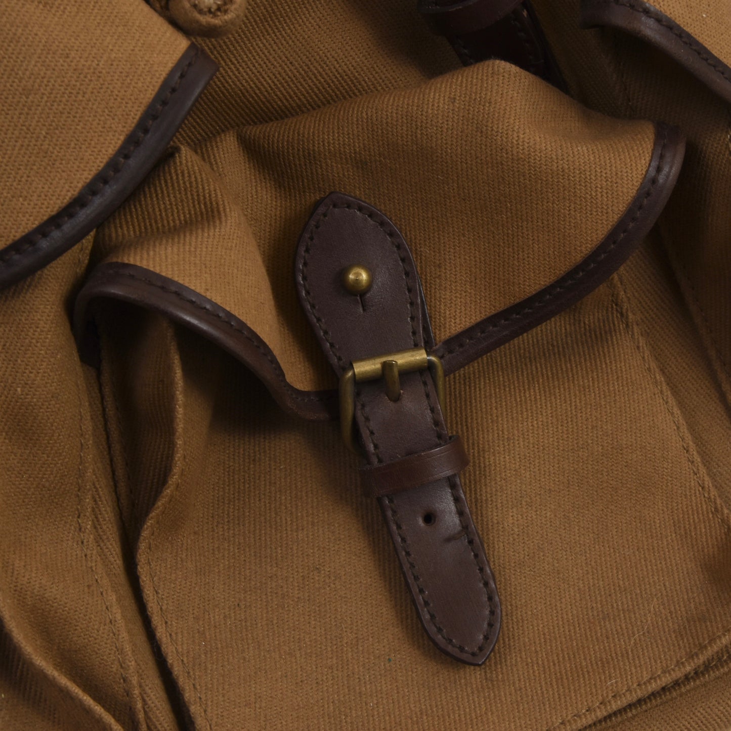 Vintage Polo Ralph Lauren Oiled Canvas Rucksack - Tan