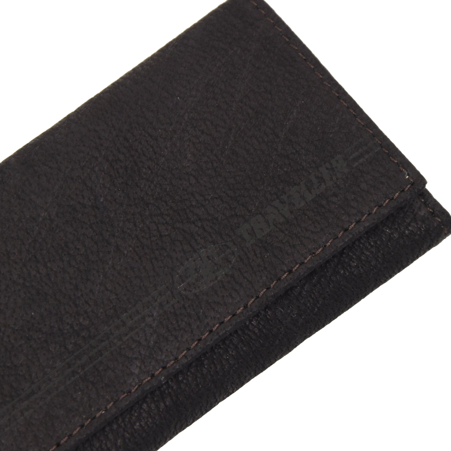 Traveller Schlüsselanhänger aus Wasserbüffelleder - Dunkelbraun