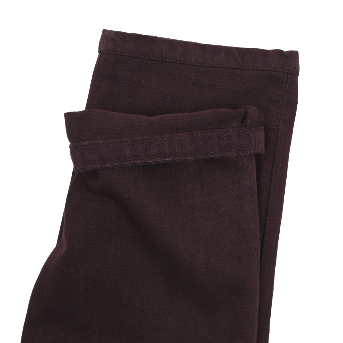 Kiton Napoli Jeans Size 36 Slim - Burgundy