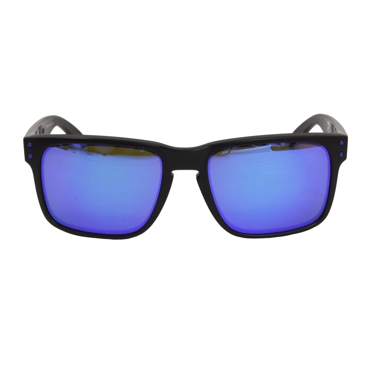 Oakley Holbrook 9102-26 Sunglasses Matte Black/Violet Iridium