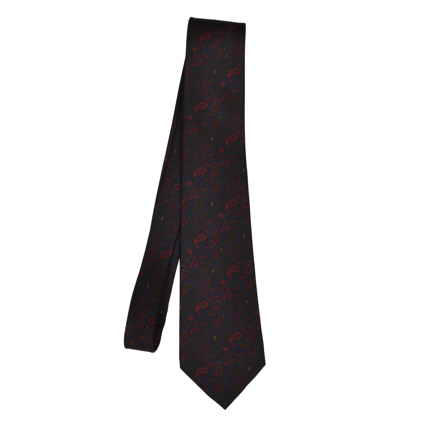 E. Braun & Co. Wien Ancient Krapp Seidenkrawatte - Paisley