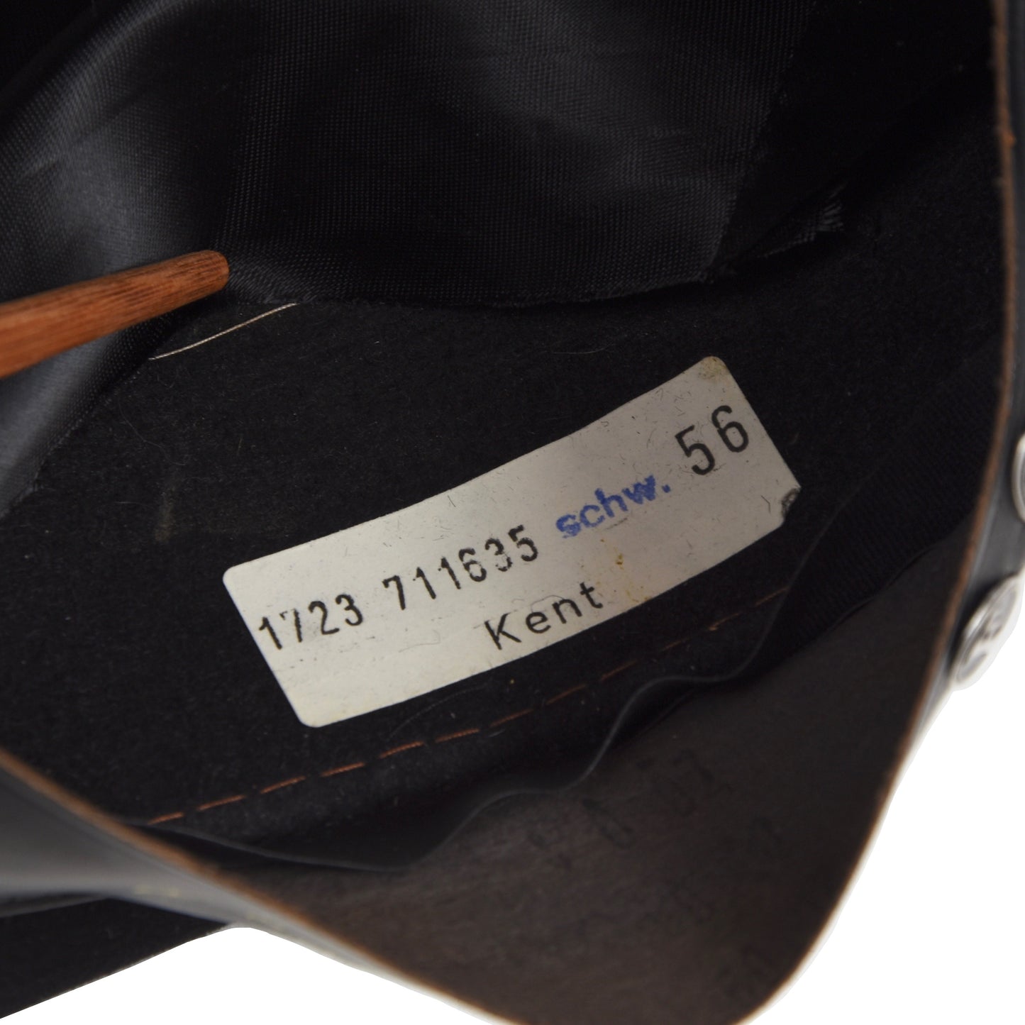 Peschel Fur Felt Hat Size 56 - Black