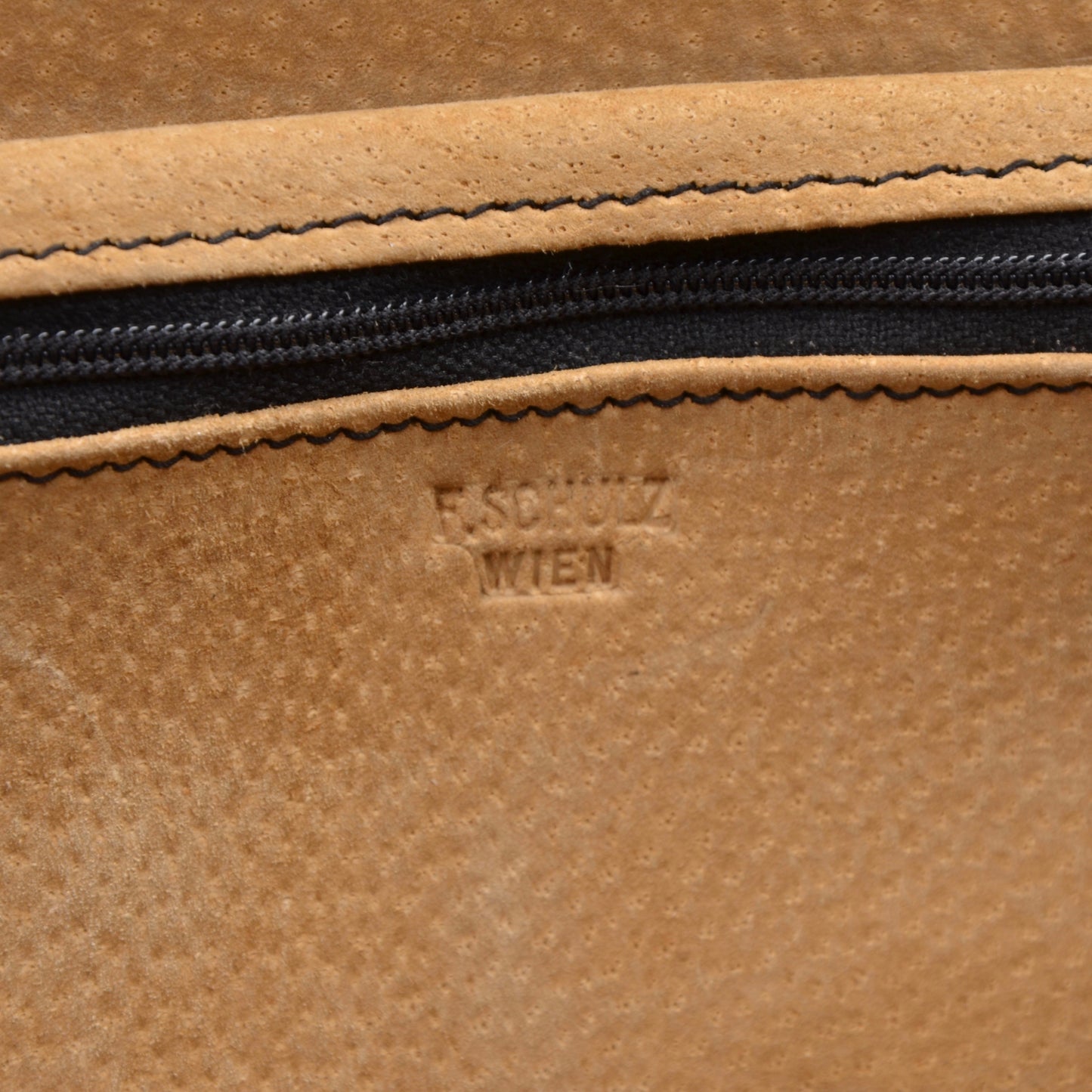 F. Schulz Soft-Sided Leather Briefcase - Black