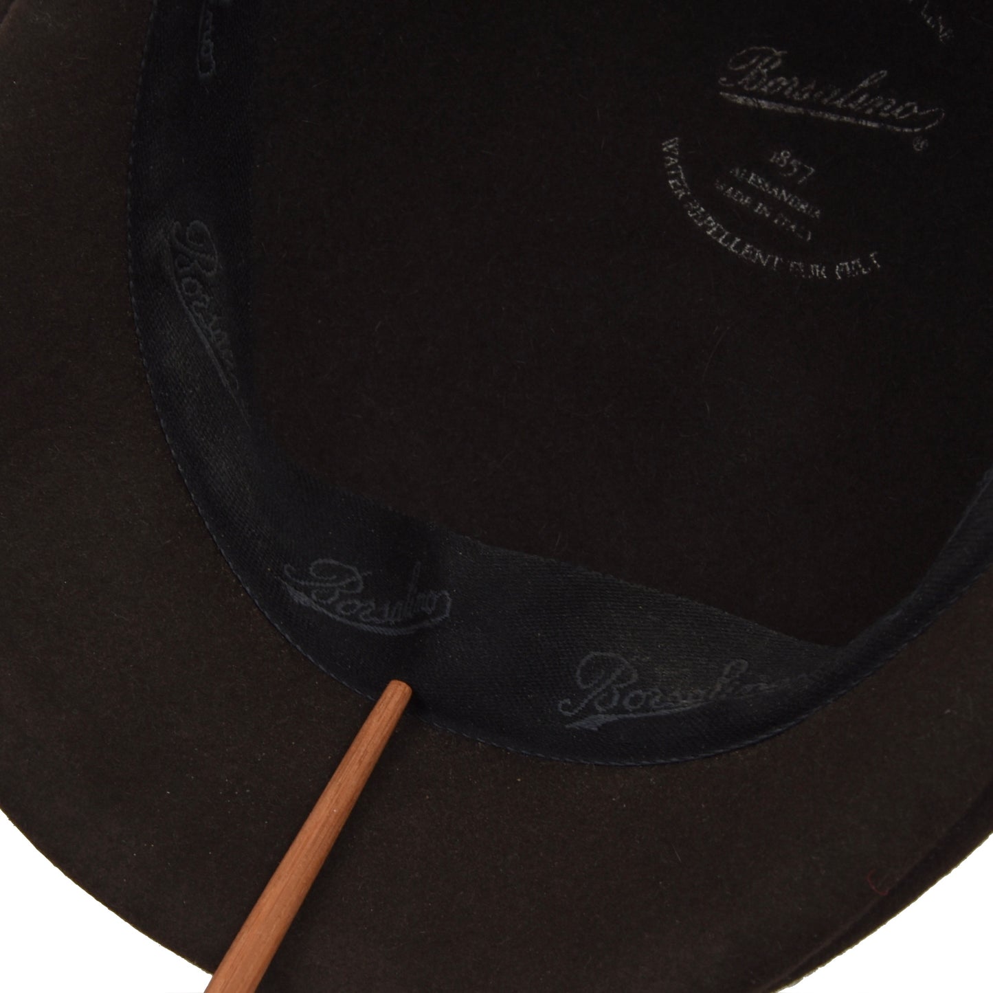 Borsalino Rainproof Line Fur Felt Cap/Hat Size 59 - Brown