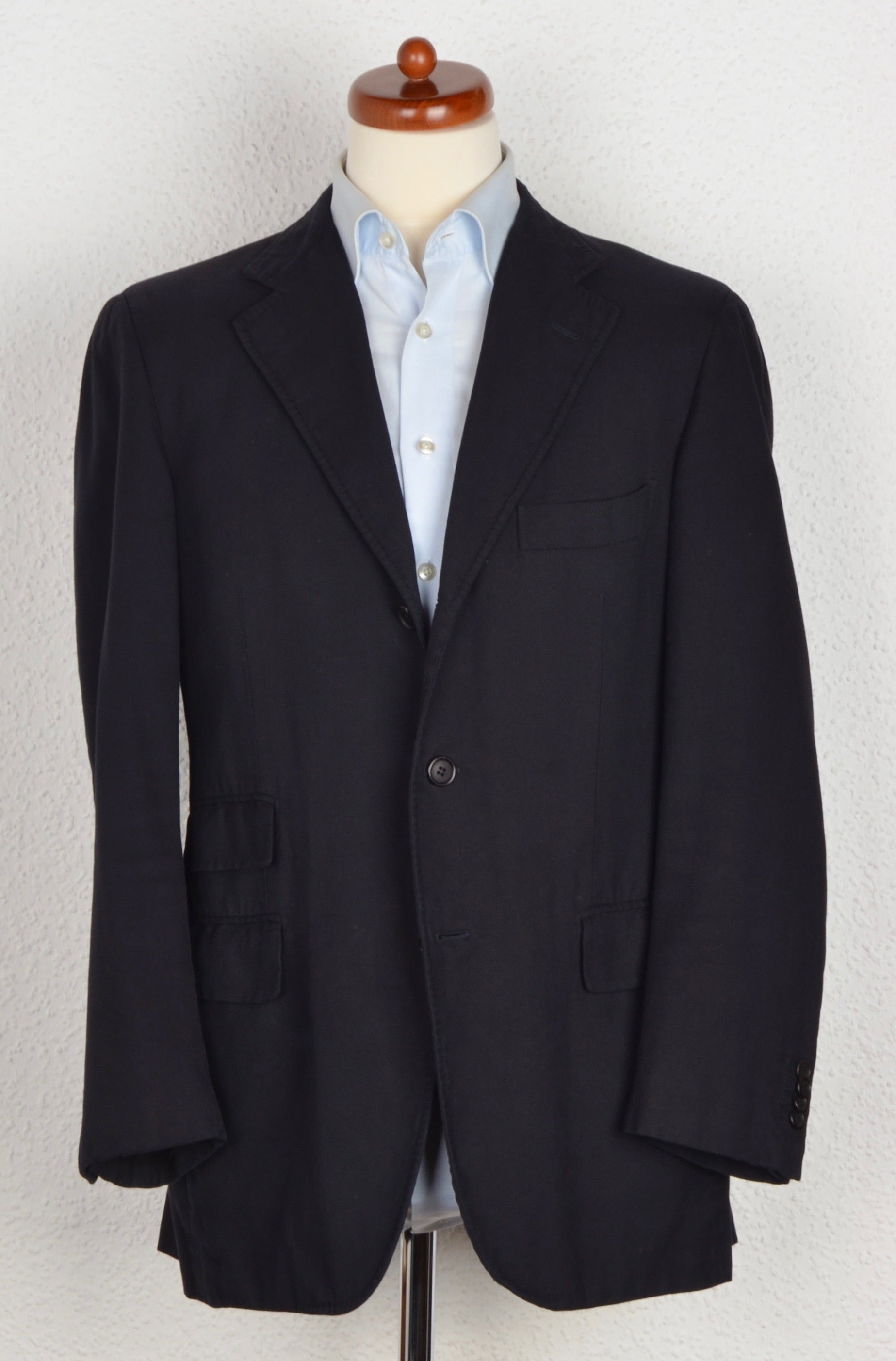 Raffaele Caruso Sartoria Parma Jacket Navy Leot James