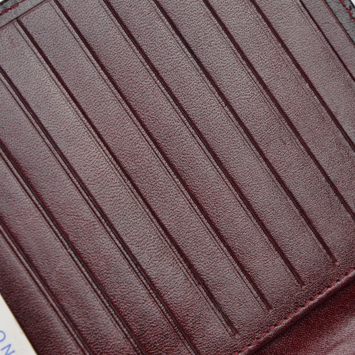 Goldpfeil Leather Breast Wallet/Card Holder - Burgundy