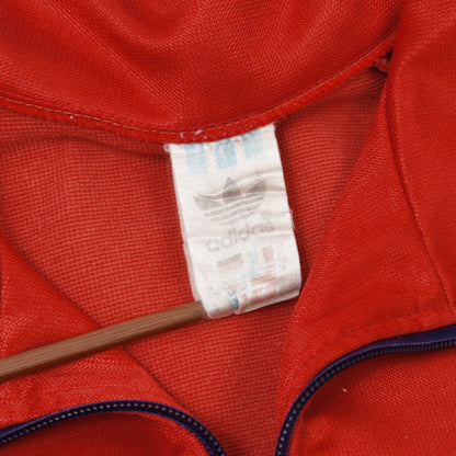 Vintage 1970er Adidas Jogginganzug Gr. D8 - Rot, Weiß & Marineblau