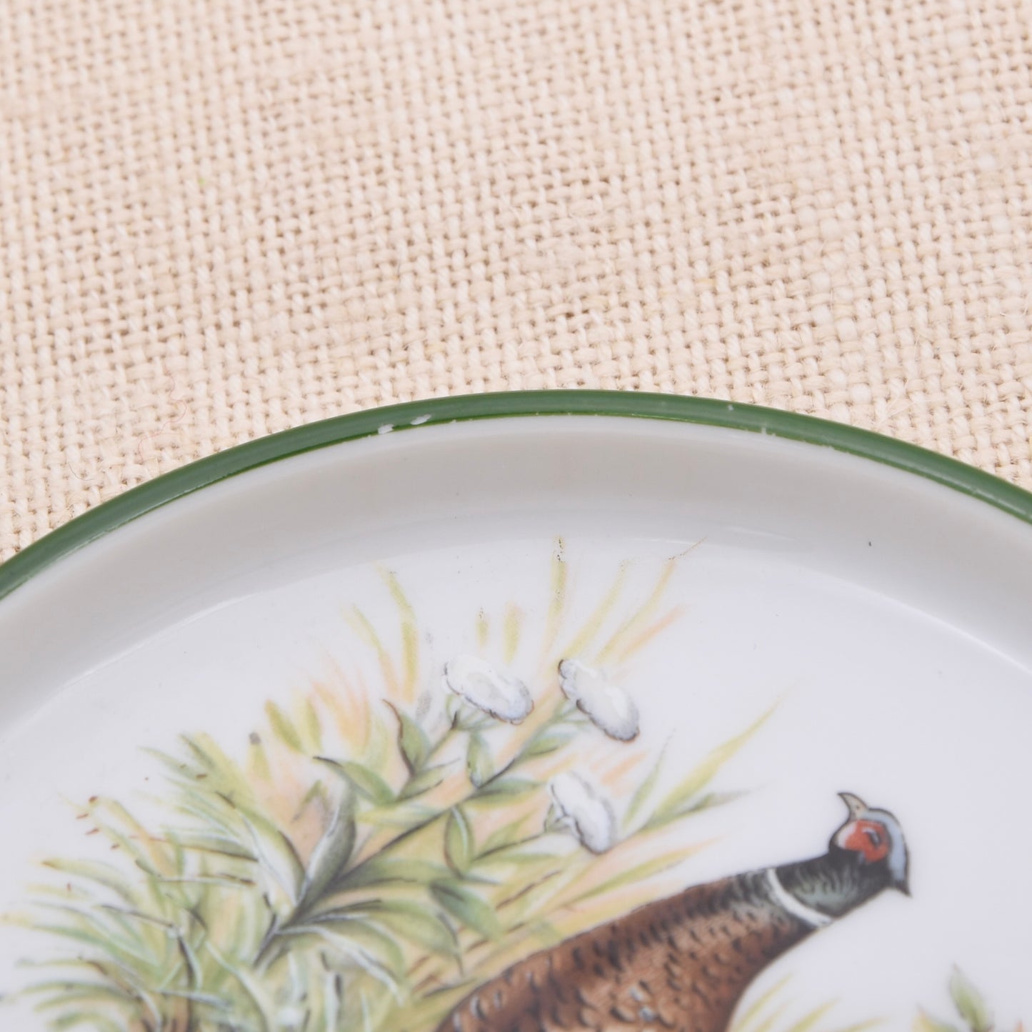 Vintage Seltmann Weiden Porzellan-Untersetzer mit Fasanenmotiv – 2er-Set