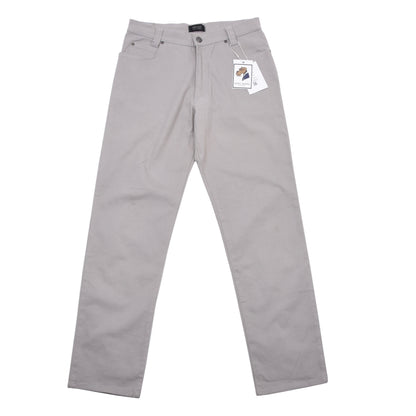 Vintage V2 Versace 5 Pocket Hose Größe W32 ca. 38cm Made in Italy - Grau-Beige