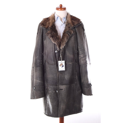 Adarcrea Shearling Buttersoft Coat Size 50 Chest ca. 59cm