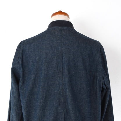 Universal Works Cotton Linen Blouson/Jacket Size XL - Blue