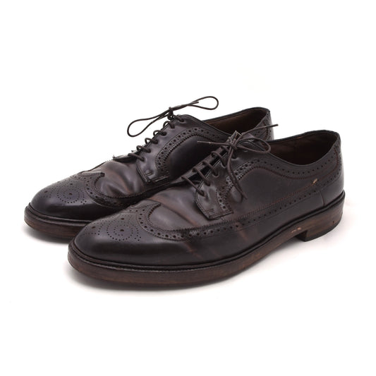 Vintage Florsheim Pferdeleder/Shell Cordovan Schuhe Gr. 11,5 B - #8