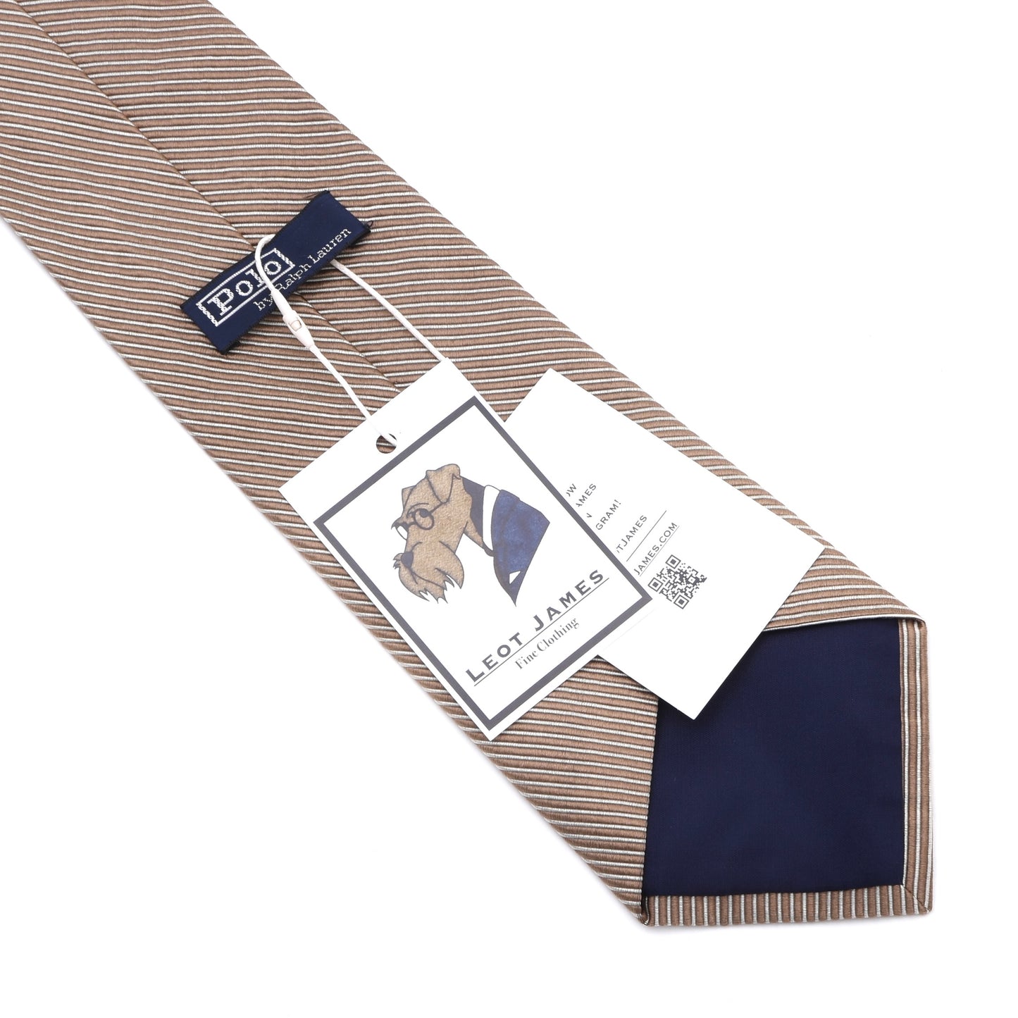 Polo Ralph Lauren Silk-Cotton Tie ca. 141cm/10cm - Stripes