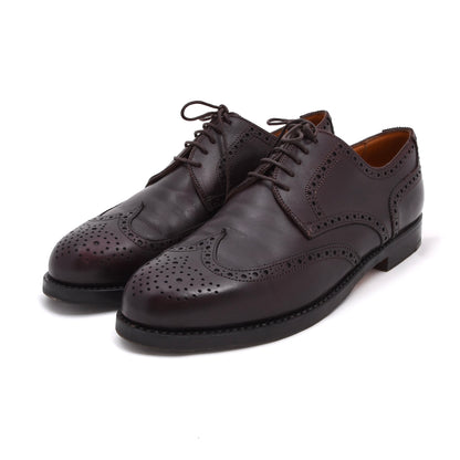 Lederer Brogue Shoes Size42 - Bordeaux