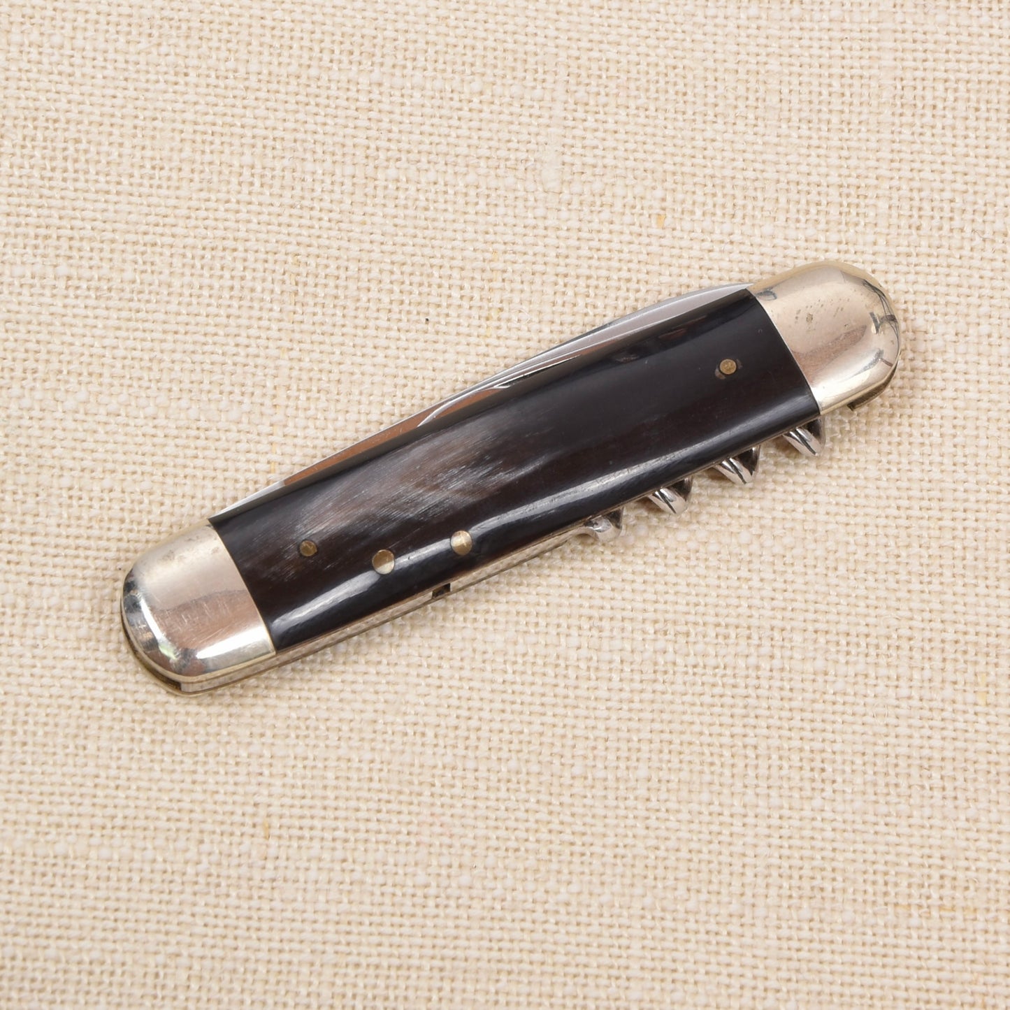 Vintage Friedrich Hartkopf Solingen Taschenmesser mit Horngriff