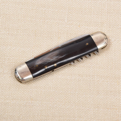 Vintage Friedrich Hartkopf Solingen Taschenmesser mit Horngriff