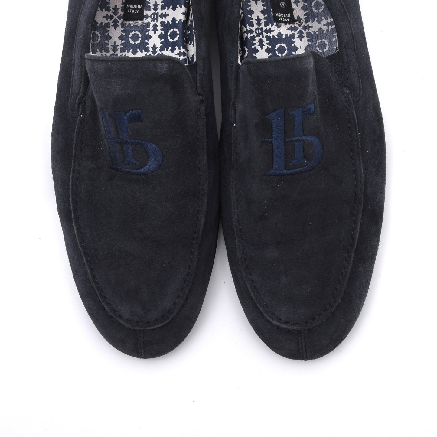 Roberto Botticelli Suede Loafers Size  41 - Blue