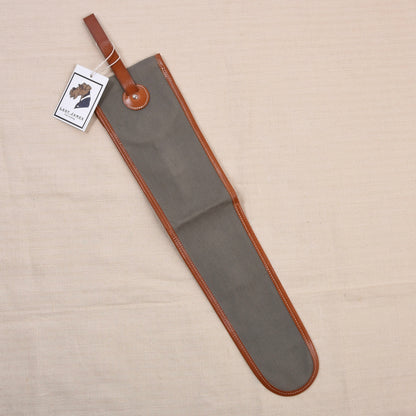 NOS Vintage Segeltuch- und Ledersporttasche ca. 54cm – Grün