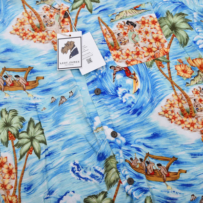 Vintage Pineapple Connection Hawaiihemd Größe M