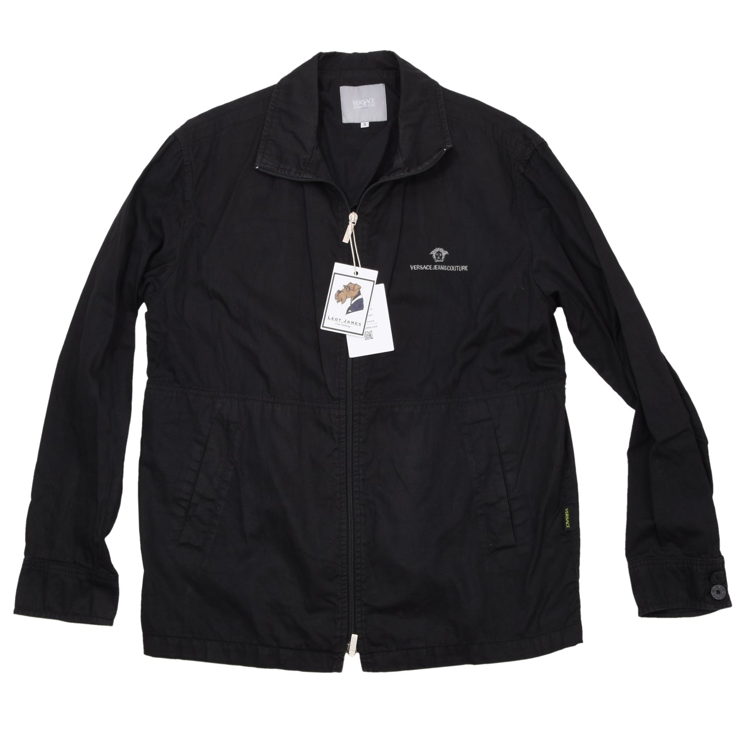 Versace Jeans Couture Leichte Jacke Größe S Brust ca. 56,5 cm - Schwarz