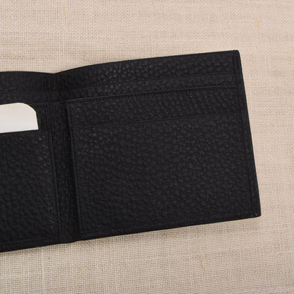 NOS Scotch Grain Leder Brieftasche - Schwarz