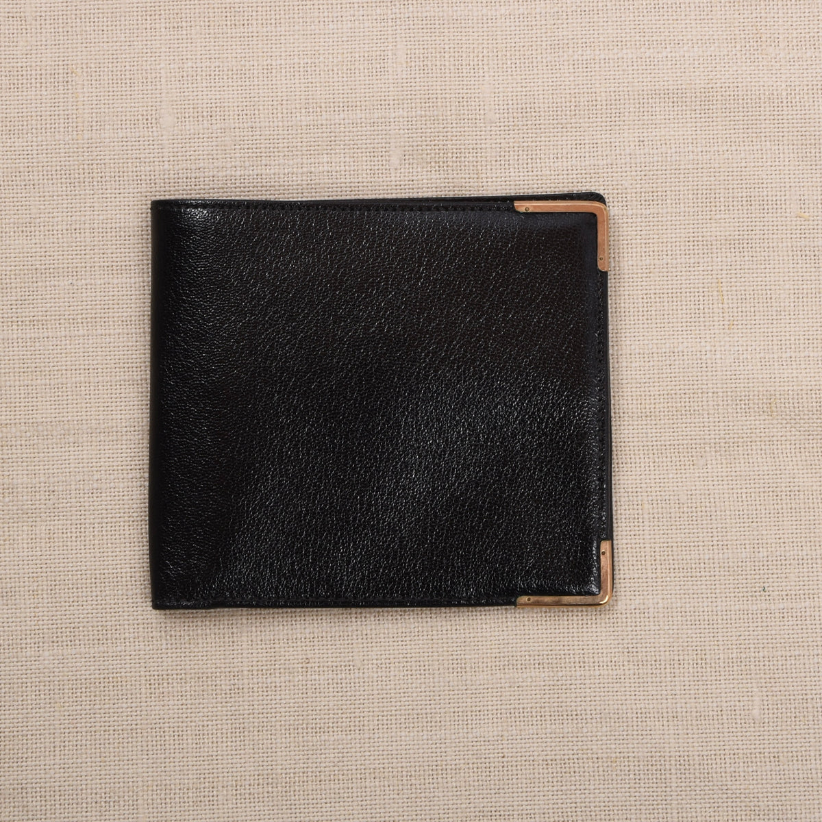 NOS Baumgartner am Graben Wien Feat. 1/10 9kt Gold Leather Wallet - Black