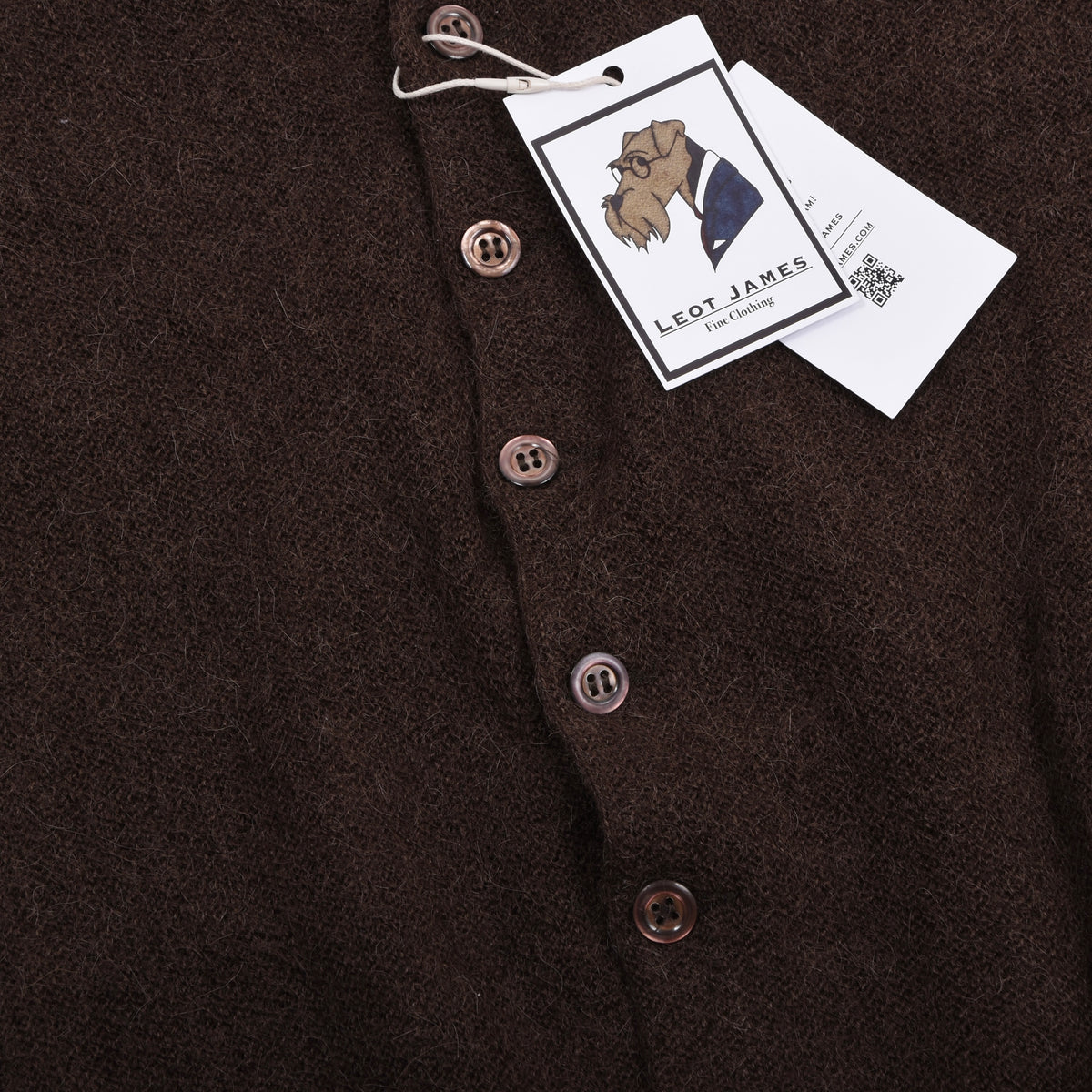 Lemmermayer Vienna 100% Prime Alpaca Sweater Vest/Waistcoat Made in Austria - Brown