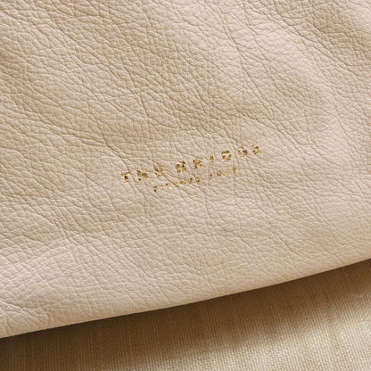 The Bridge Ledertasche Made in Italy – Cremeweiß
