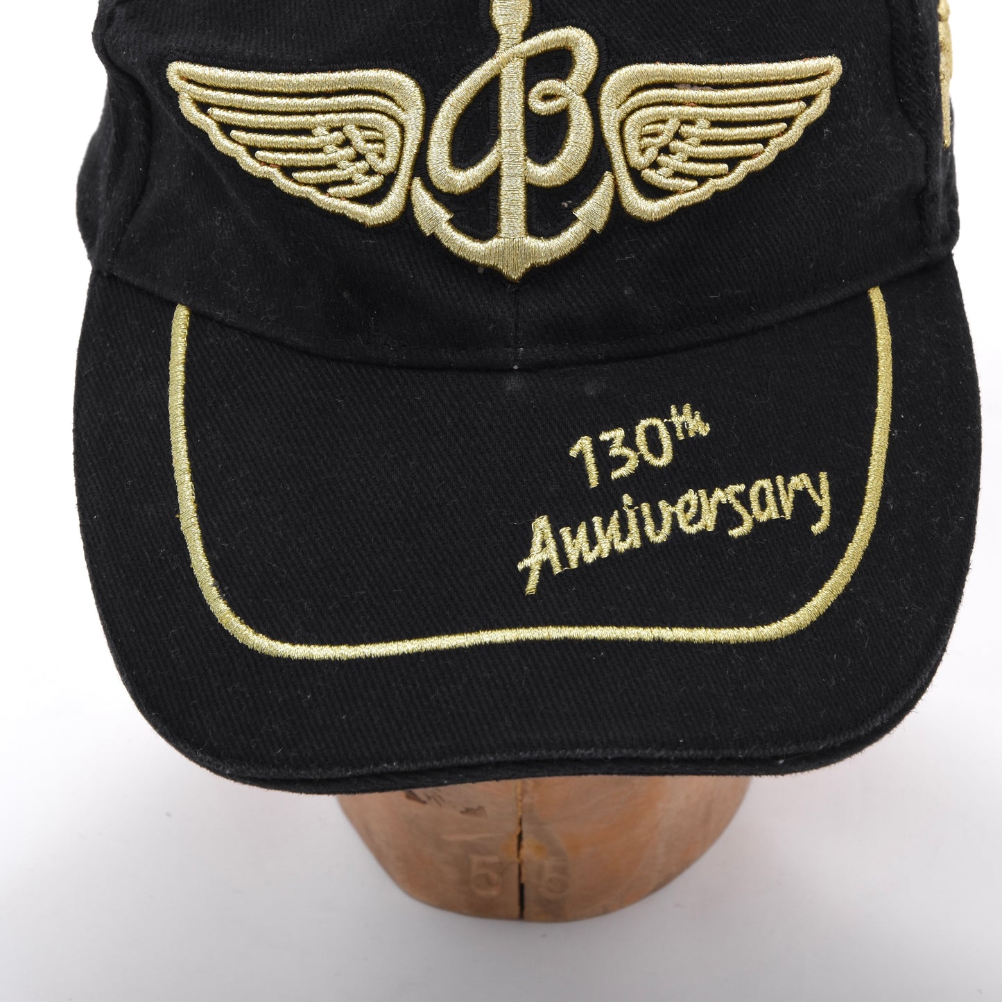 Breitling 130 Jahre Jubiläums-Baseballmütze Einheitsgröße – Schwarz/Gold